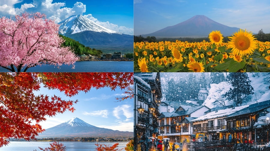 Mỗi mùa Nhật Bản mang một vẻ đẹp quyến rũ và cuốn hút riêng