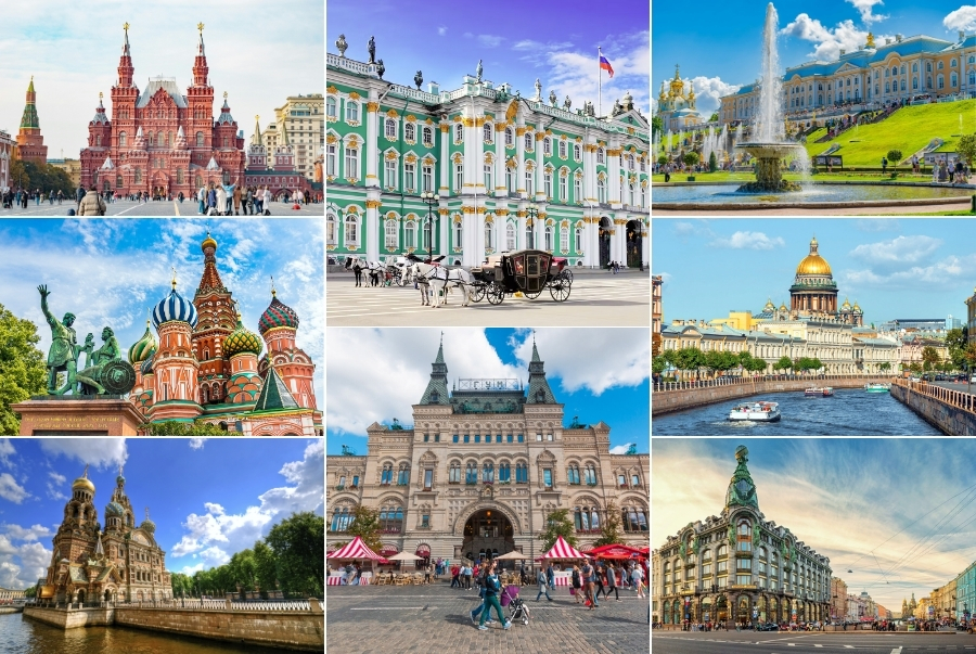 Những địa điểm du lịch nổi tiếng của nước Nga