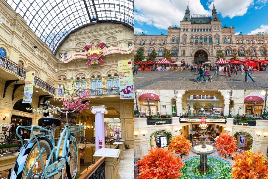 GUM mang một vẻ đẹp kiến trúc cổ kính