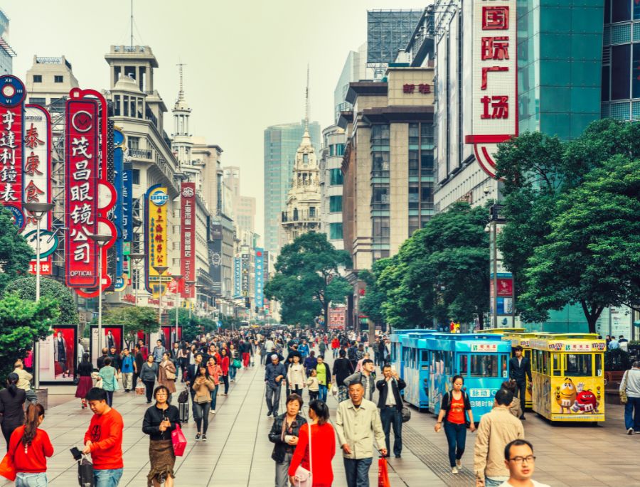 Đại Lộ Nam Kinh là khu phố thương mại lớn nhất Thượng Hải