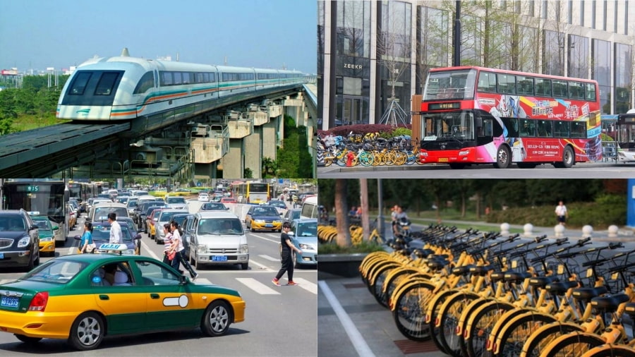 Hệ thống giao thông công cộng ở Thượng Hải rất hiện đại và thuận tiện