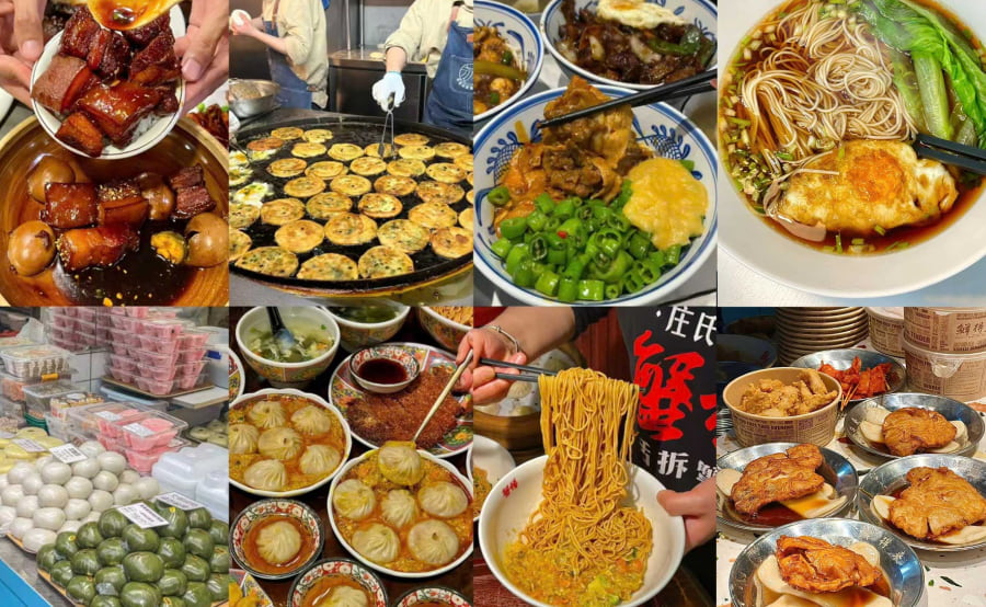 Ẩm thực Thượng Hải nổi tiếng với hương vị ngọt nhẹ, thanh đạm nhưng vẫn đậm đà, sử dụng nhiều loại nước sốt và gia vị đặc trưng