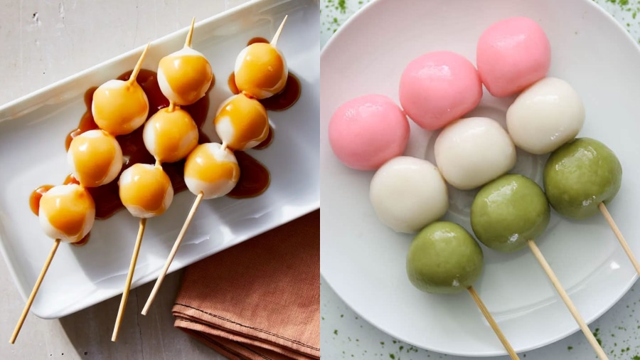 Dango là món bánh tráng miệng truyền thống được yêu thích ở Osaka