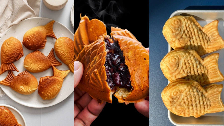 Taiyaki là món bánh tráng miệng đường phố không thể bỏ qua ở Osaka, nổi bật với hình dáng chú cá tráp biển đáng yêu