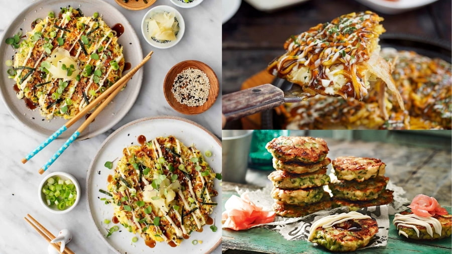 Okonomiyaki là món ăn đường phố nổi bật được nhiều du khách yêu thích khi đi du lịch Osaka