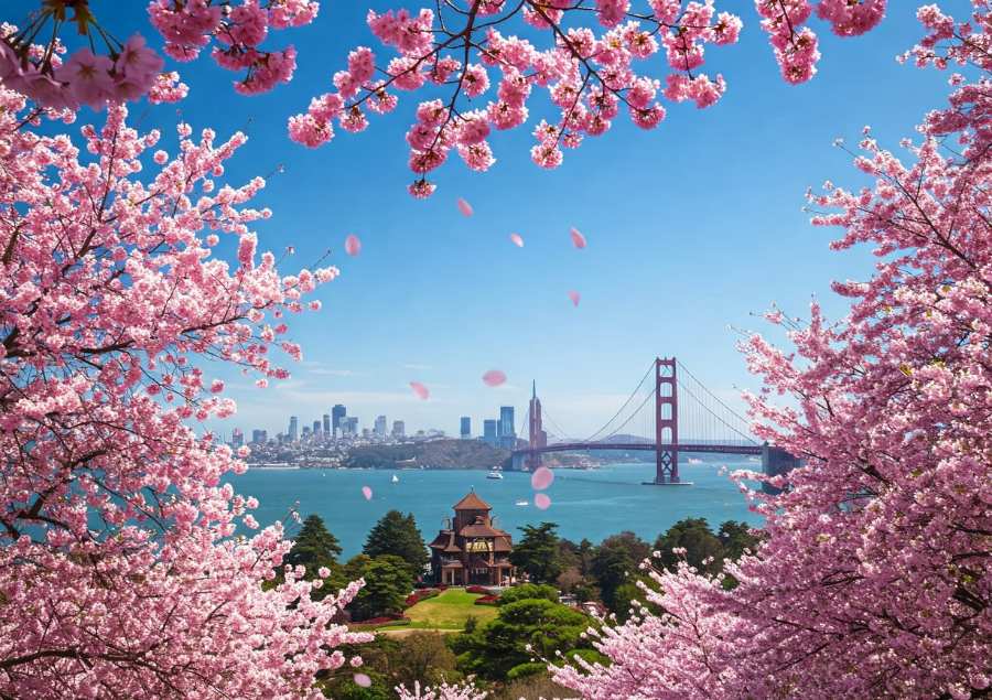 Toàn cảnh San Francisco mỗi khi mùa xuân ghé thăm