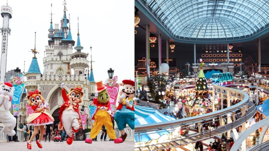 Lotte World là điểm đến hoàn hảo cho những ai muốn vui chơi giải trí mà không cần lo lắng về thời tiết
