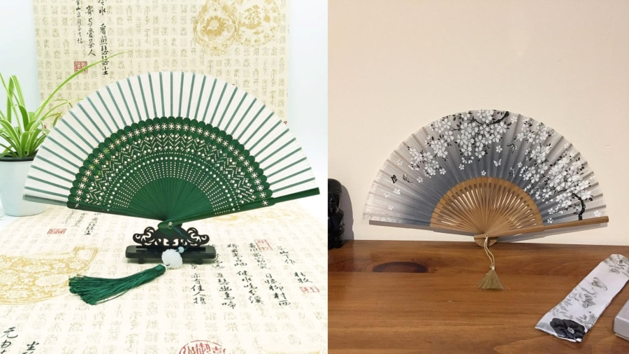 Quạt lụa Hàng Châu là một tác phẩm nghệ thuật thủ công tinh xảo, mang đậm nét văn hóa truyền thống
