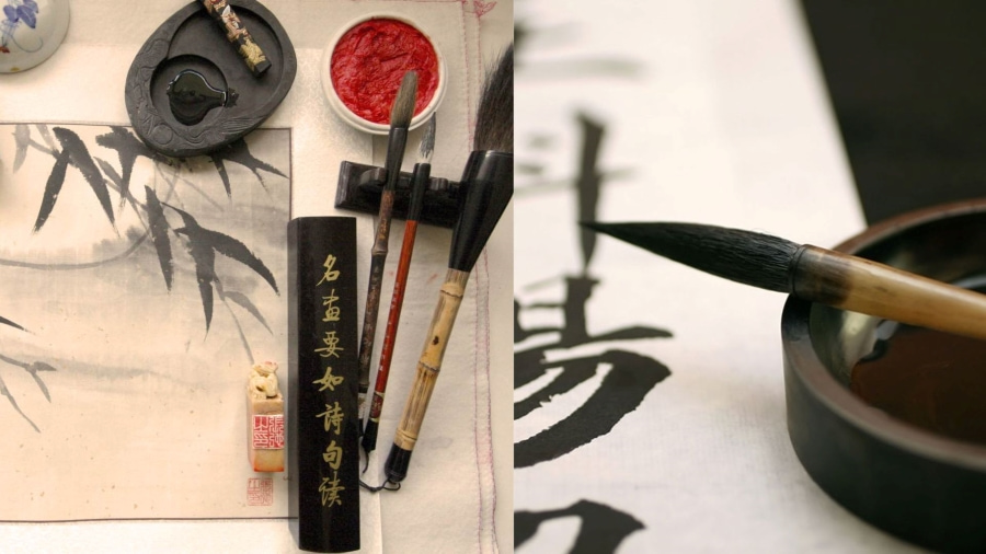 Bút lông là quà Hàng Châu vô cùng ý nghĩa cho những người yêu nghệ thuật