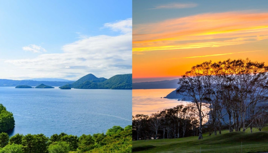 Hồ Toya là một hồ nước caldera lớn với bốn hòn đảo nhỏ nằm ở trung tâm, nổi bật với vẻ đẹp của thiên nhiên độc đáo