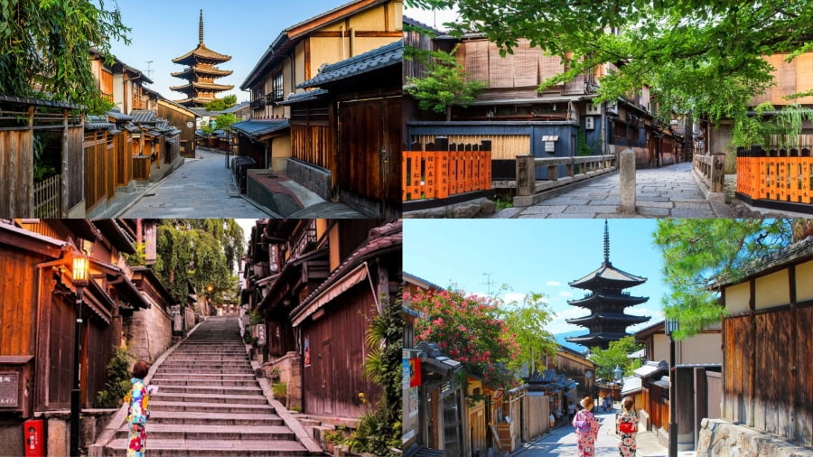 Phố cổ Gion là khu phố Geisha duyên dáng và nổi tiếng nhất của cố đô