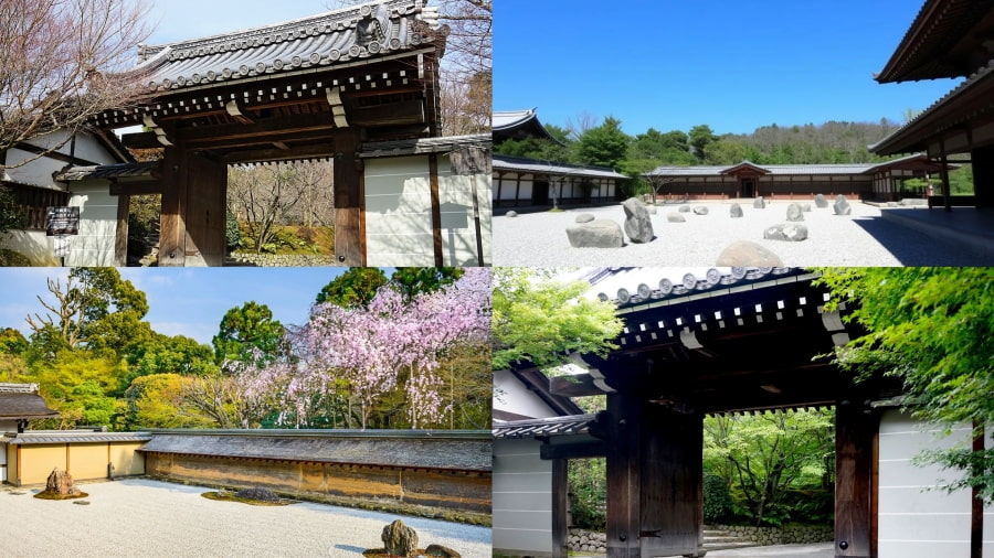 Chùa Ryoan-ji nổi bật như một biểu tượng của sự thanh tịnh và triết lý Thiền tông tại Kyoto Nhật Bản