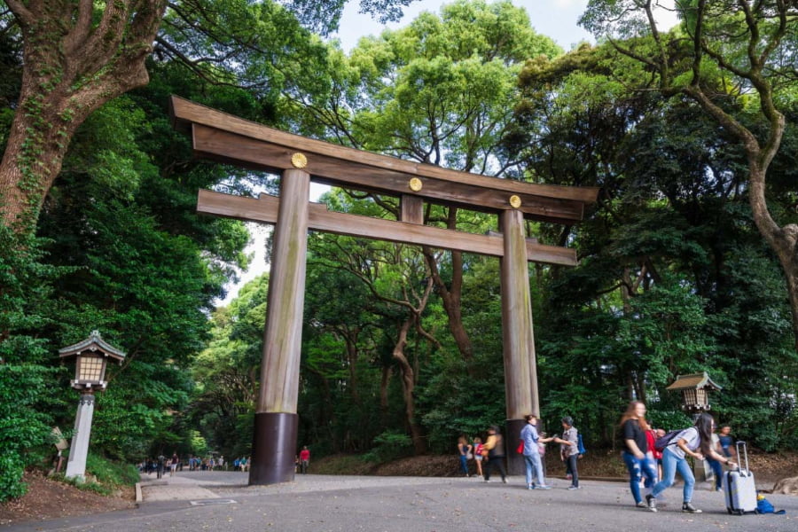 Đền Meiji Jingu, một không gian tâm linh thanh tịnh, là một địa điểm du lịch Tokyo nổi tiếng mà bạn không nên bỏ qua