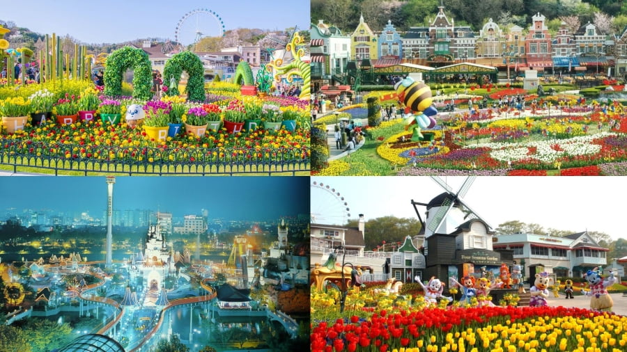 Các công viên giải trí Hàn Quốc là điểm đến lý tưởng cho chuyến du lịch Hàn Quốc của bạn