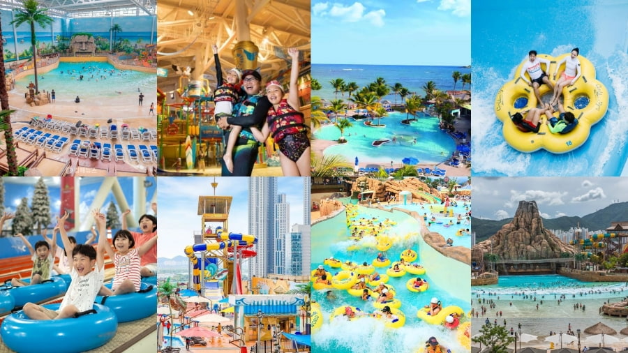 Hàn Quốc sở hữu nhiều công viên nước mát lạnh khiến nhiều du khách thích thú