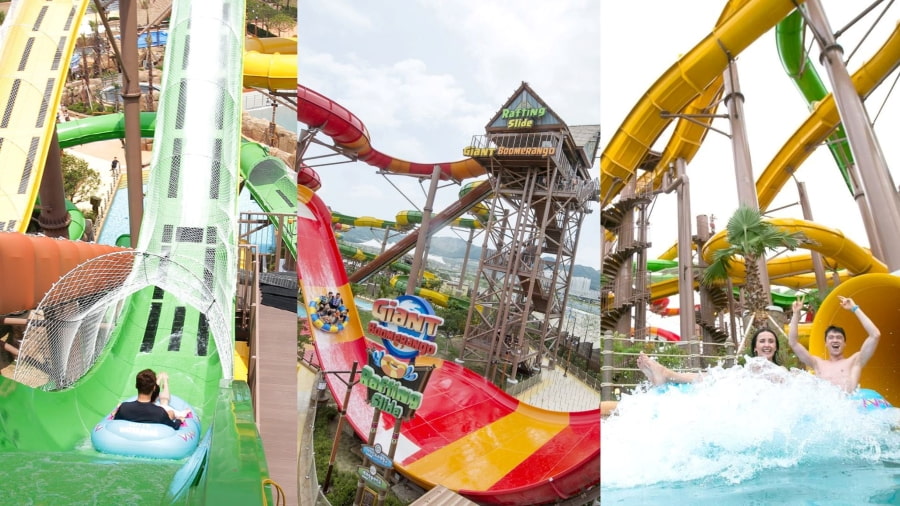 Gimhae Lotte Water Park mang đến những kỷ niệm khó quên cho bạn khi đến khám phá du lịch Hàn Quốc mùa hè