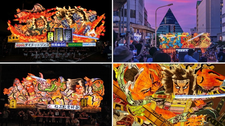Lễ hội Aomori Nebuta – Đèn lồng khổng lồ thắp sáng vùng Tohoku