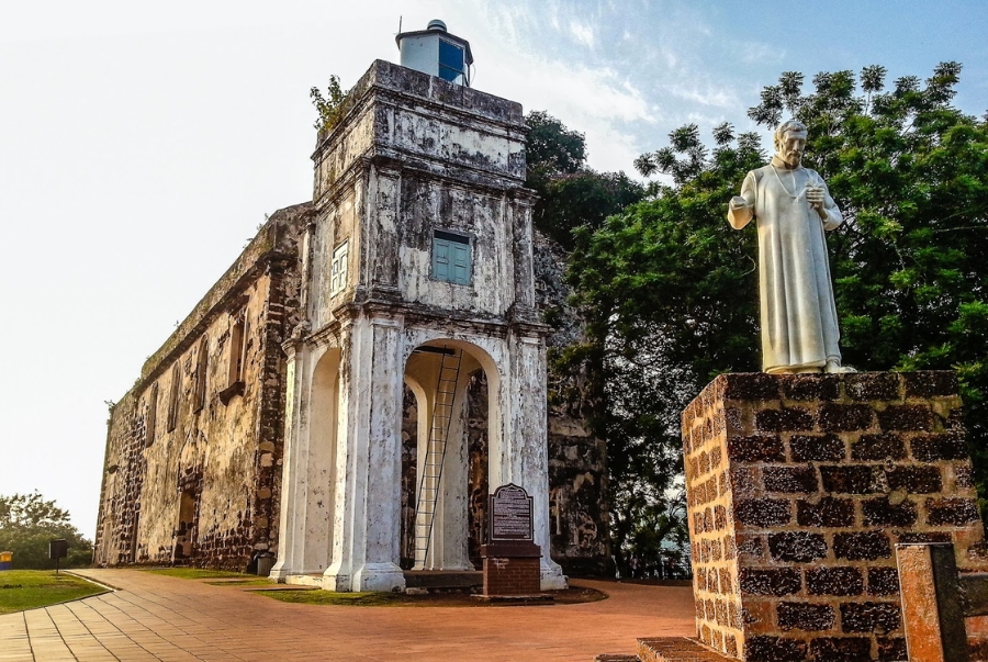 Nhà thờ Saint Paul là một trong những công trình tôn giáo lâu đời tại thành phố cổ Malacca