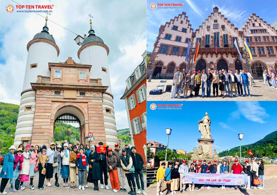 Tour Châu Âu Đức - Hà Lan - Bỉ - Pháp của Top Ten Travel sở hữu hành trình khoa học với nhiều địa điểm tham quan