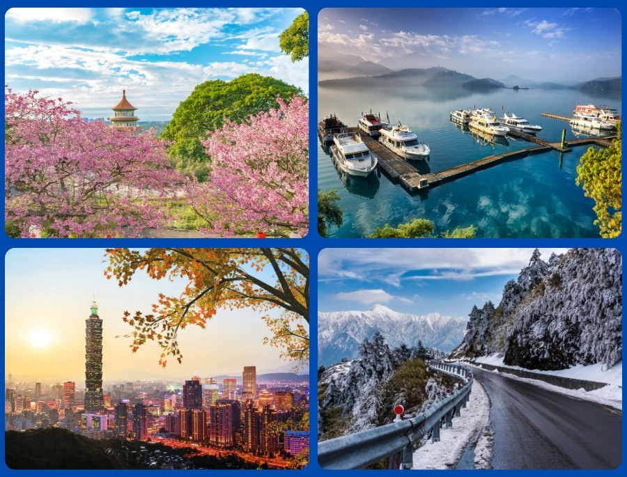 Mỗi mùa một vẻ tuyệt đẹp tại Đài Loan