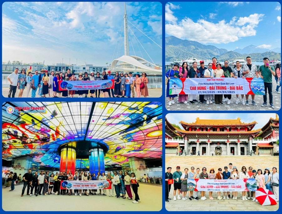 Đoàn Khách Top ten Travel trong hành trình khám phá Đài Loan