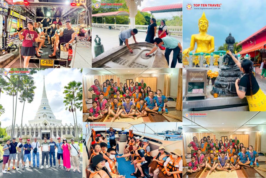 Một số các trải nghiệm hấp dẫn trong hành trình tour du lịch Thái Lan của Top Ten Travel