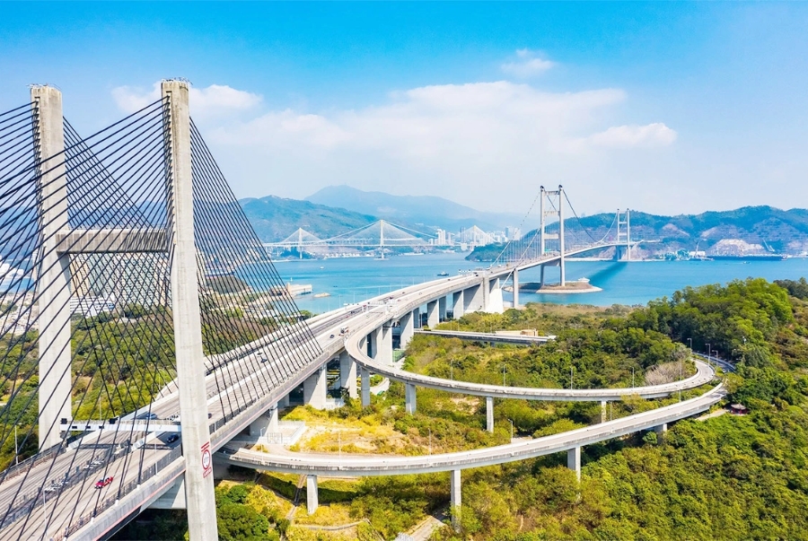 Cầu treo Thanh Mã là một công trình giao thông vĩ đại của Hong Kong