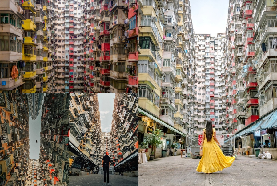 Yick Cheong Building là một trong những khu dân cư đông đúc và nổi tiếng bậc nhất tại Hong Kong