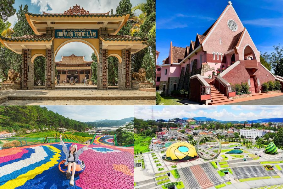 Một số các địa điểm tham quan nổi tiếng khi đi du lịch Đà Lạt tết