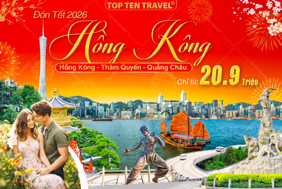 Tour HongKong Tết 2026 mang đến chuỗi hoạt động thú vị cho du khách