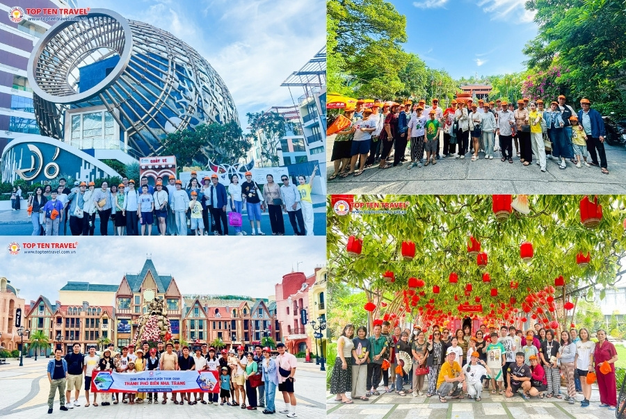 Nha Trang là địa điểm du lịch tết lý tưởng với biển xanh, cát trắng, nắng vàng