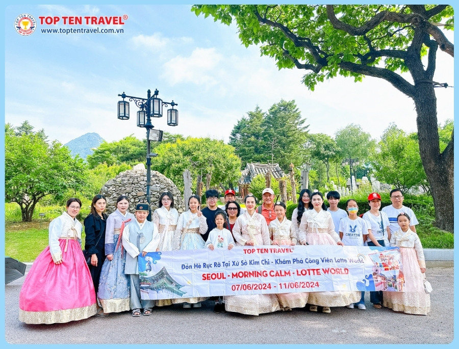 Hành trình tour Hàn Quốc Morning Calm là cơ hội để du khách tận hưởng và thư giãn cùng những điều tuyệt vời của mùa hè Hàn Quốc