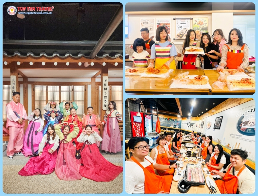 Các trải nghiệm hấp dẫn trong hành trình tour Hàn Quốc