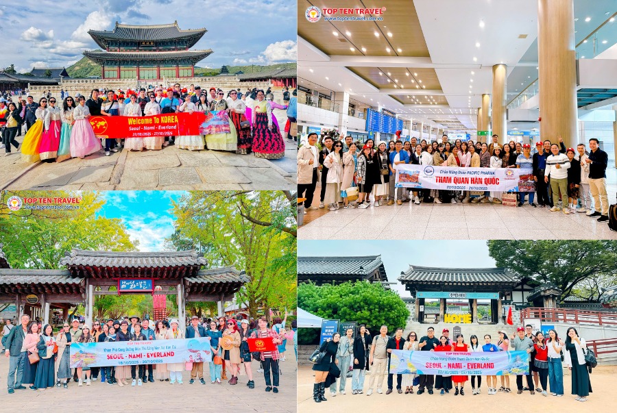 Du khách được khám phá văn hóa truyền thống, vui chơi giải trí và tận hưởng không khí lễ hội mùa xuân tại xứ sở kim chi