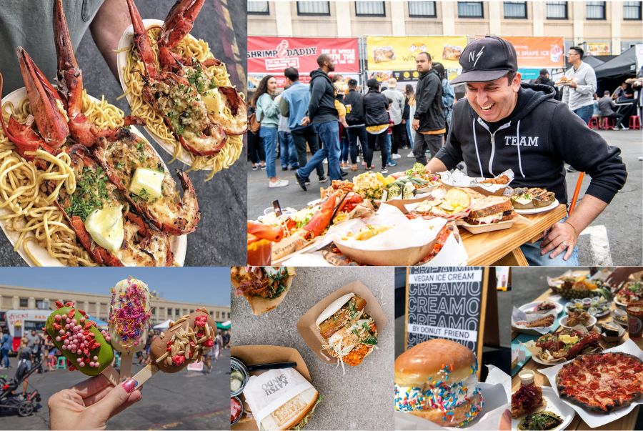 Sự đa dạng về ẩm thực mà du khách sẽ được trải nghiệm tại Smorgasburg LA