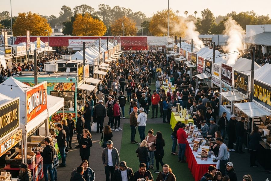 Hãy thử một lần đến với Smorgasburg LA để cảm nhận không khí rộn ràng của sắc thu