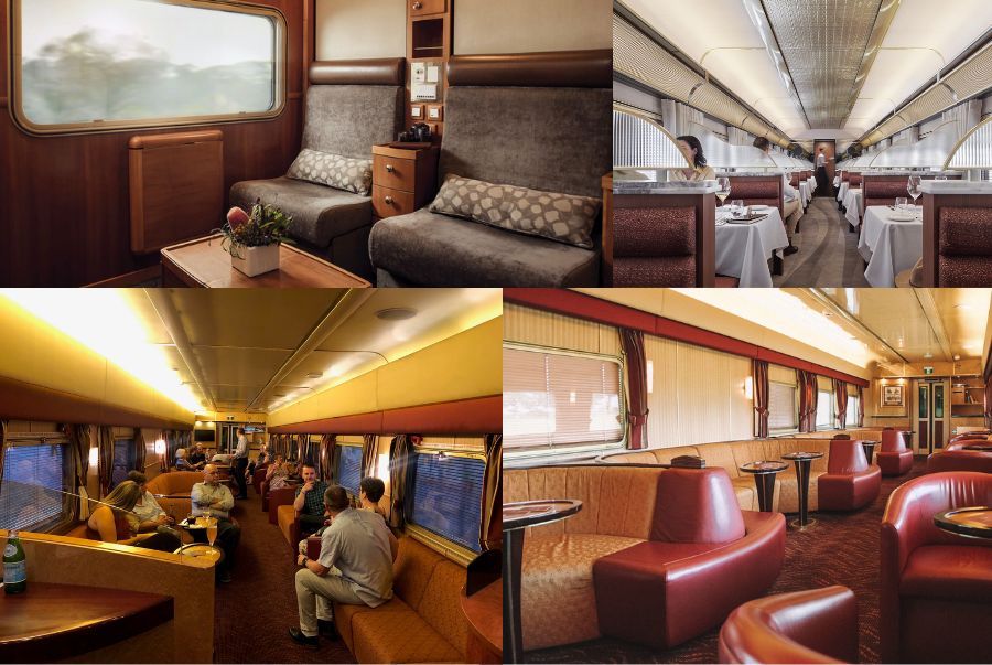 Chuyến tàu xuyên lục địa The Ghan sở hữu  nhiều lựa chọn hạng vé linh hoạt khác nhau
