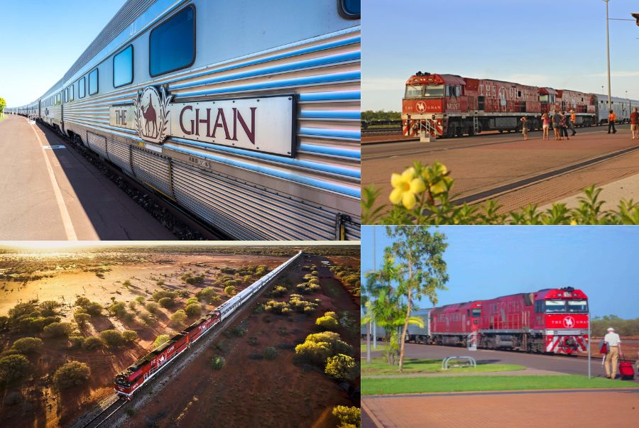 The Ghan cung cấp nhiều lựa chọn hành trình khác nhau để du khách có thể dễ dàng lựa chọn