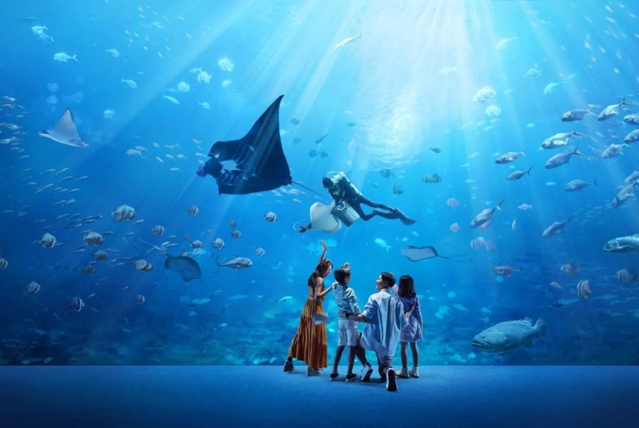 SEA Aquarium tại Singapore là một trong những thuỷ cung lớn và hiện đại nhất thế giới