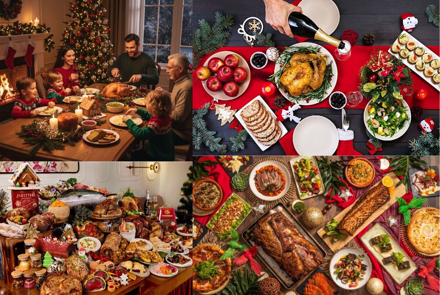 Giáng sinh Châu Âu là mùa của những bữa tiệc ấm áp