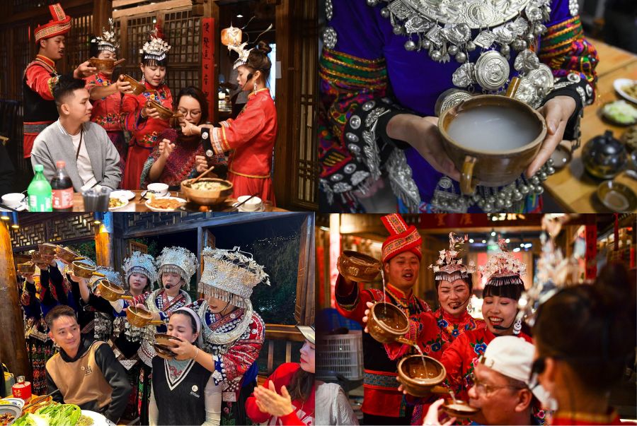 Văn hóa tiếp rượu của người dân tộc Miêu