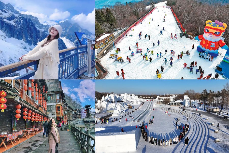 Mùa đông tại Trung Quốc mang đến cho du khách vô vàn trải nghiệm độc đáo