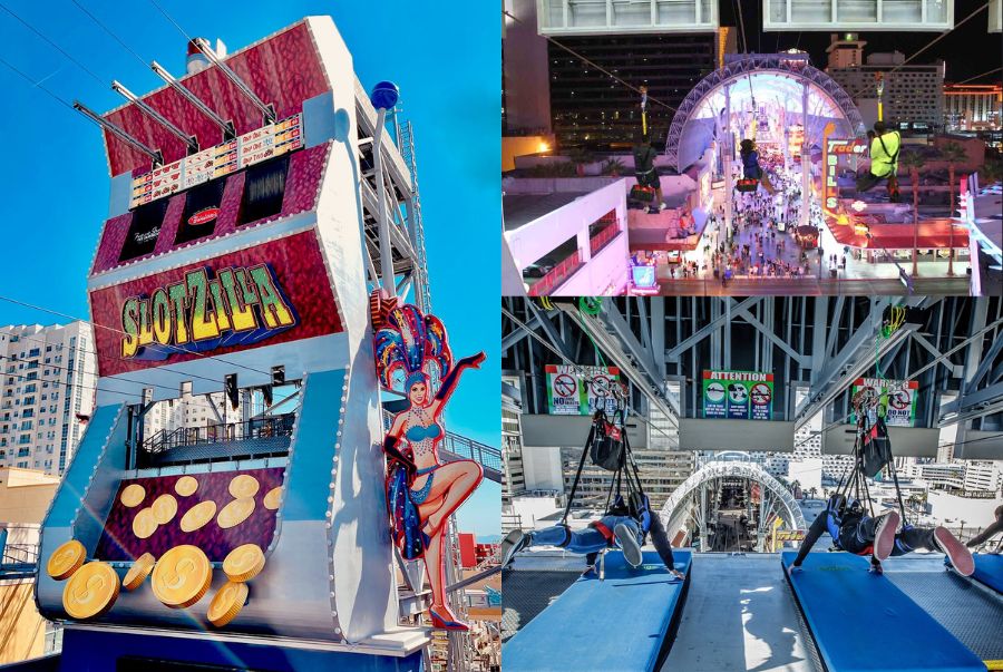 SlotZilla Zipline là trải nghiệm mạo hiểm độc đáo bậc nhất tại Las Vegas