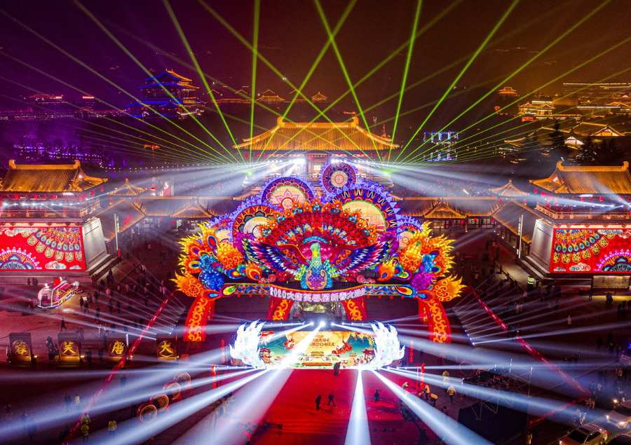 Lễ hội đèn lồng Tây An là nơi tái hiện những câu chuyện lịch sử, thần thoại 