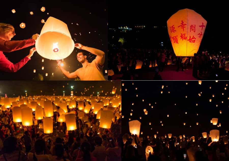 Trải nghiệm rước đèn và thả đèn trơi hấp dẫn tại Lễ Hội