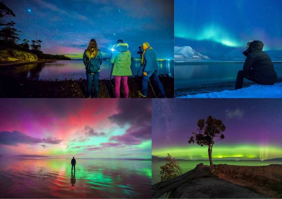 Những bức ảnh sống động vào mùa săn cực quang tại Reykjavik