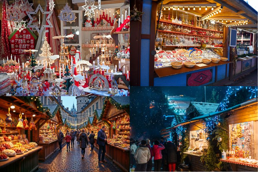 Chợ Giáng sinh ở Colmar là một trong những khu chợ lung linh và sôi động bậc nhất châu Âu