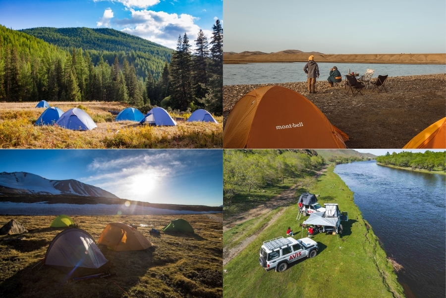 Trải nghiệm cắm trại giữa thiên nhiên hoang dã là nét độc đáo của hành trình Mông Cổ