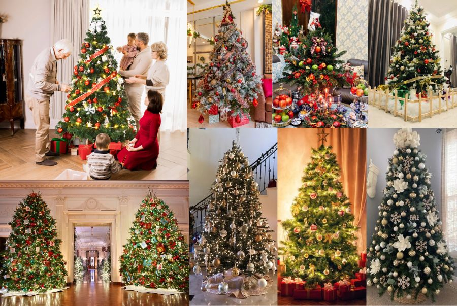Một số các phong cách trang trí cây thông được nhiều người lựa chọn 