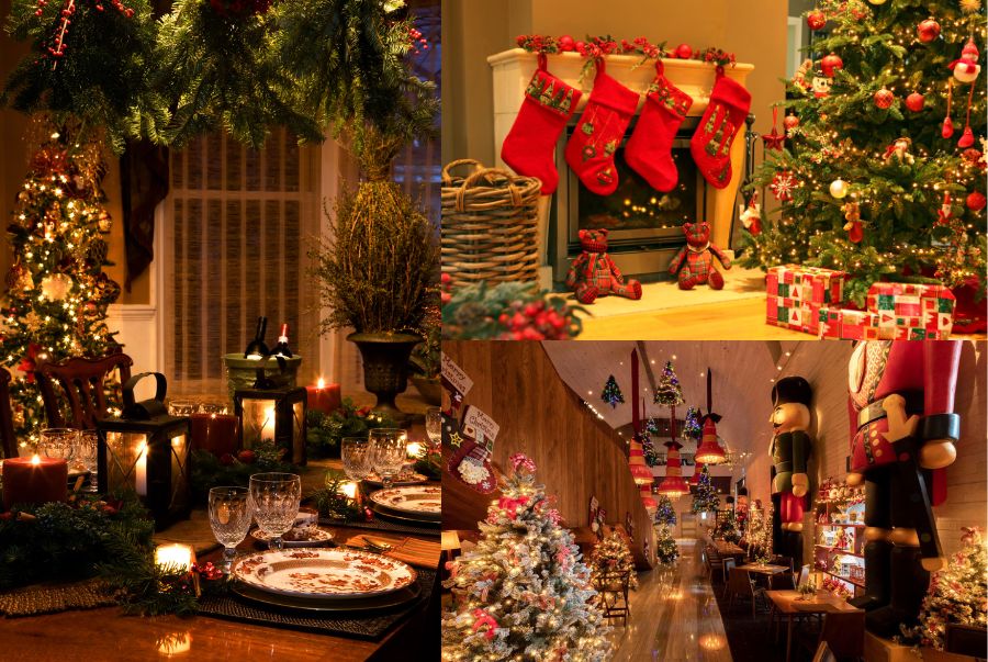 Giáng sinh ở Châu Âu mang đến một vẻ đẹp nhẹ nhàng với các gam màu vàng ấm